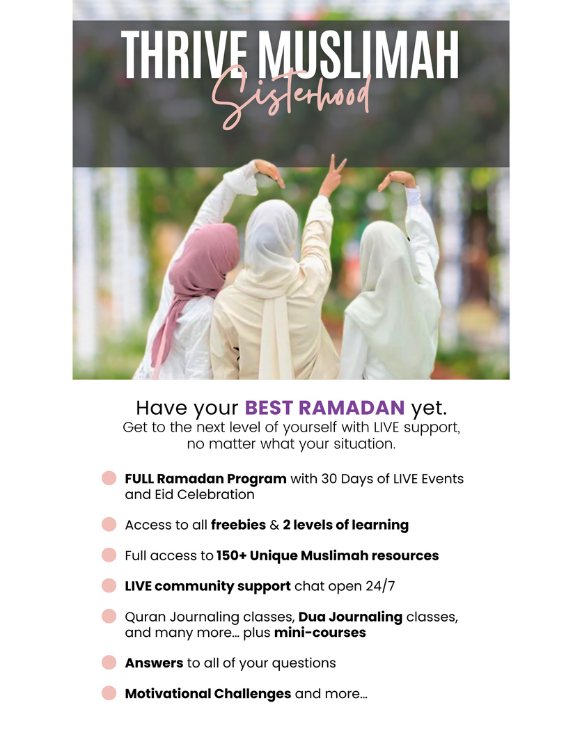 Thrive Muslimah - Be part of the Sisterhood